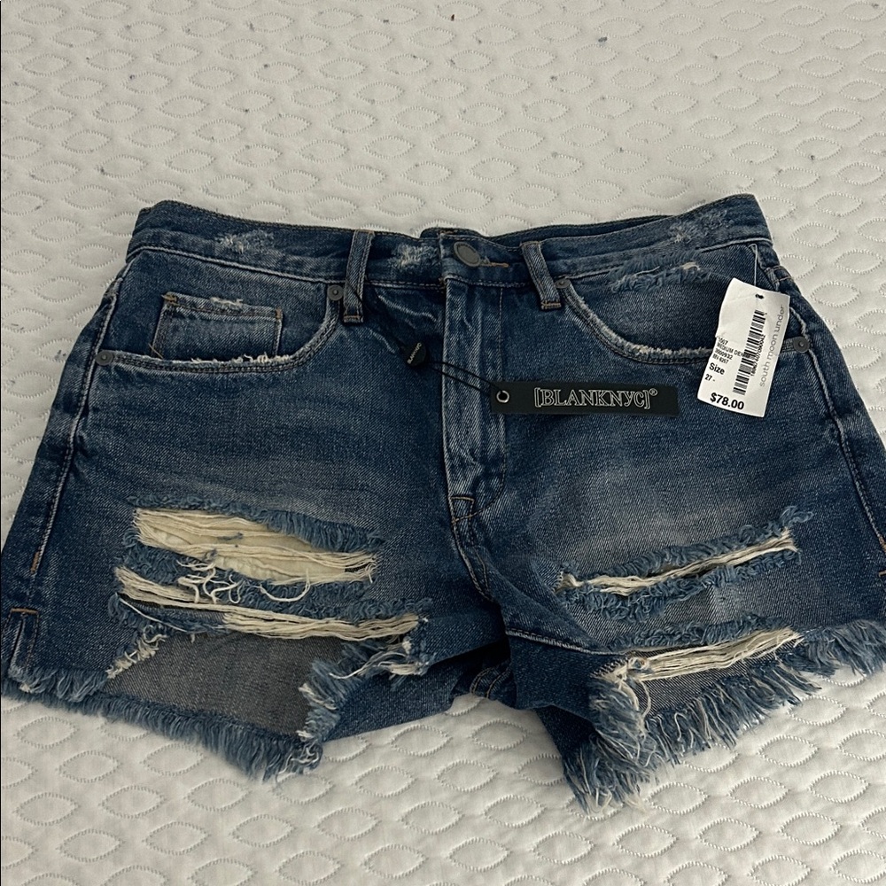 NWT Blank NYC Hi Rise Jean Short